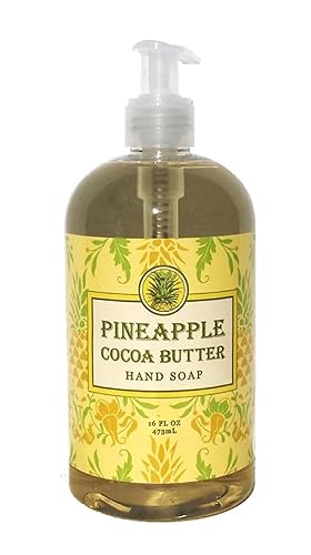 Greenwich Bay Trading Company Jabón de manos de 16 fl oz (Botanical Collection Pineapple Cocoa Butter)