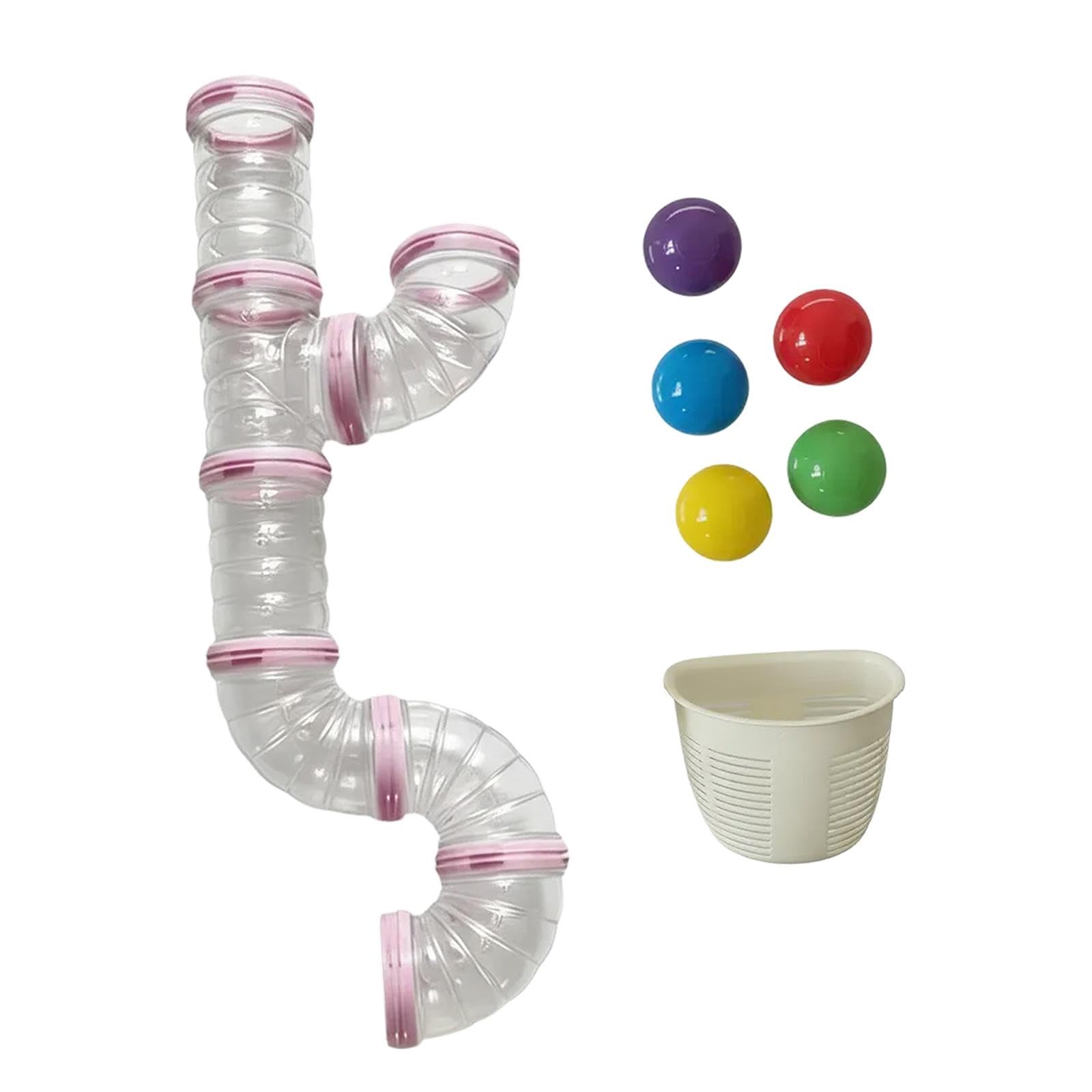 RCULWPLP Craft Supplies with Activity Panels, Early Childhood Development Accessories, Fine Motor Skills Development, light pink 55cm