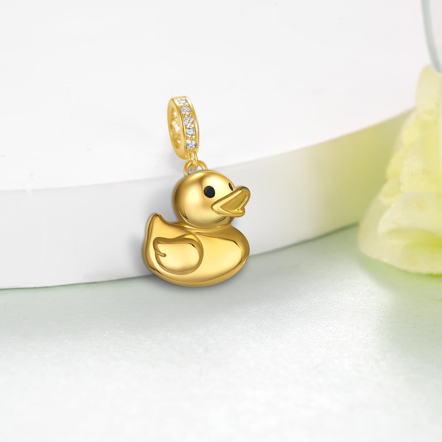 Duck Charms 925 Sterling Silver Cute Duck Charms for Bracelets Animal Jewelry Gifts for Women - Image 2