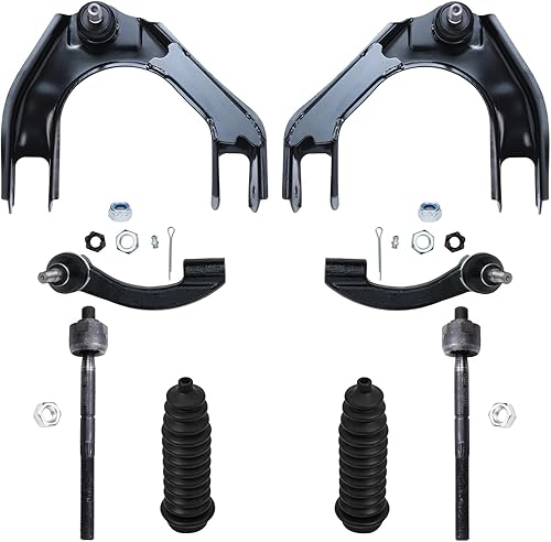 Miniatura 300 de Detroit Axle - Kit de brazos de control de extremo delantero RWD para Dodge Ram 03-06 2500 3500, 2 brazos de control superior con rótula 2 varillas