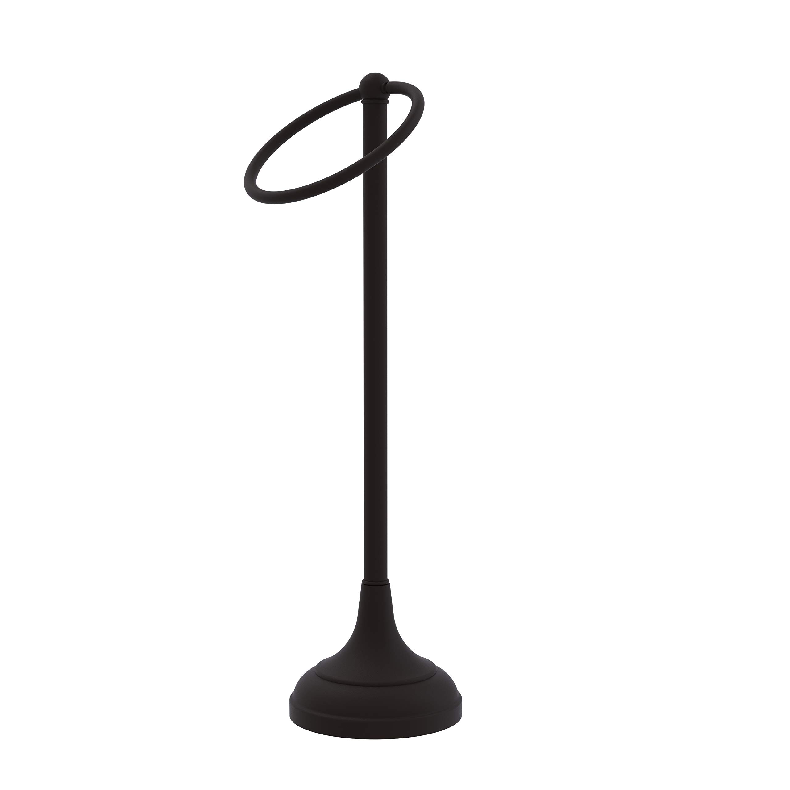 Allied Brass TR-10 Vanity Top 1 Ring Guest Towel Holder, Oil Rubbed Bronze