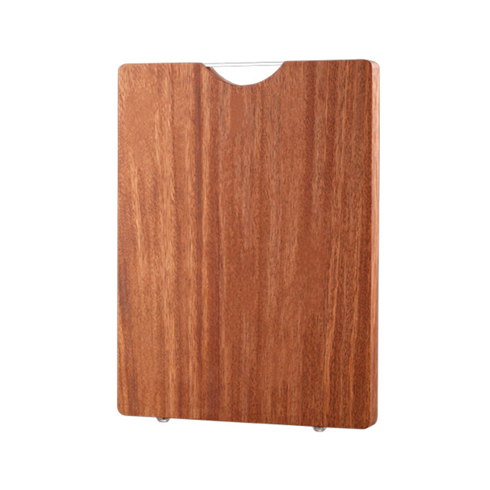 Tabla de Cortar de Madera, Tabla de Cortar Madera sándalo Primera Calidad con Mango(L)