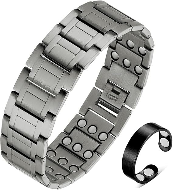 Vicmag 3X Ultra Strength Bracelet for Men Titanium Steel
