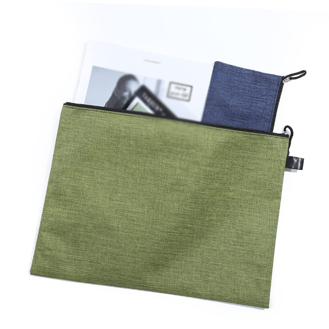 NUOBESTY 10 Tasche Portadocumenti Con Cerniera Oxford Per Documenti Organizer Per La Scuola