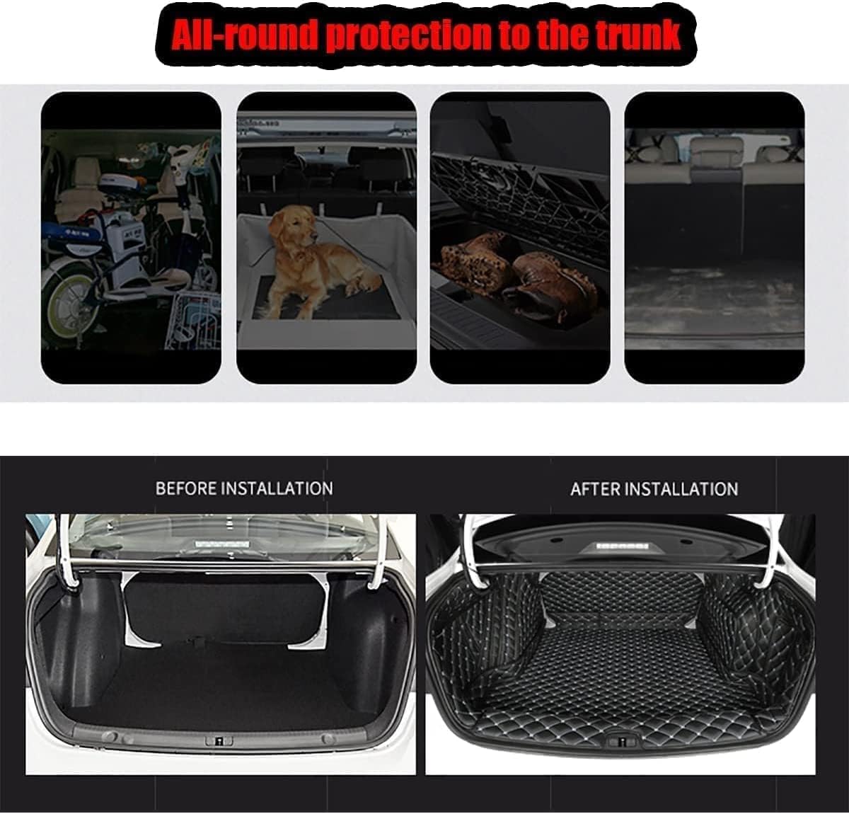 kofferbakmat voor Renault Captur 2014 2015 2016 2017 2018,Waterdicht
