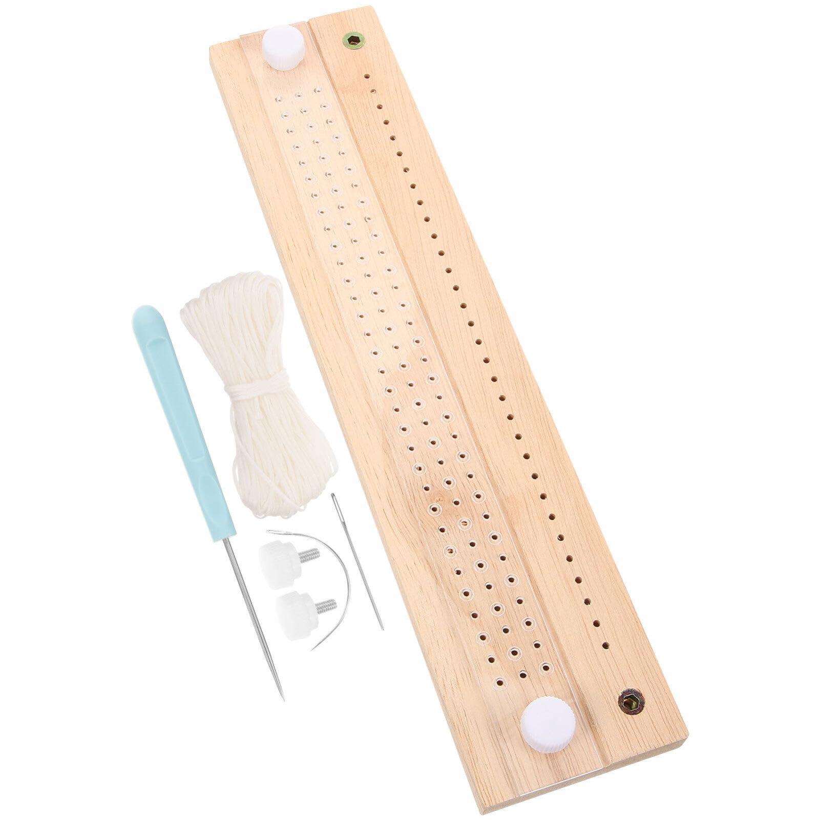 EXCEART Kit per Rilegatura Manuale Fai da Te Punzone e Cucitura, Materiale in Metallo e Legno, per Diari e Quaderni, Uso Personale e Creativo