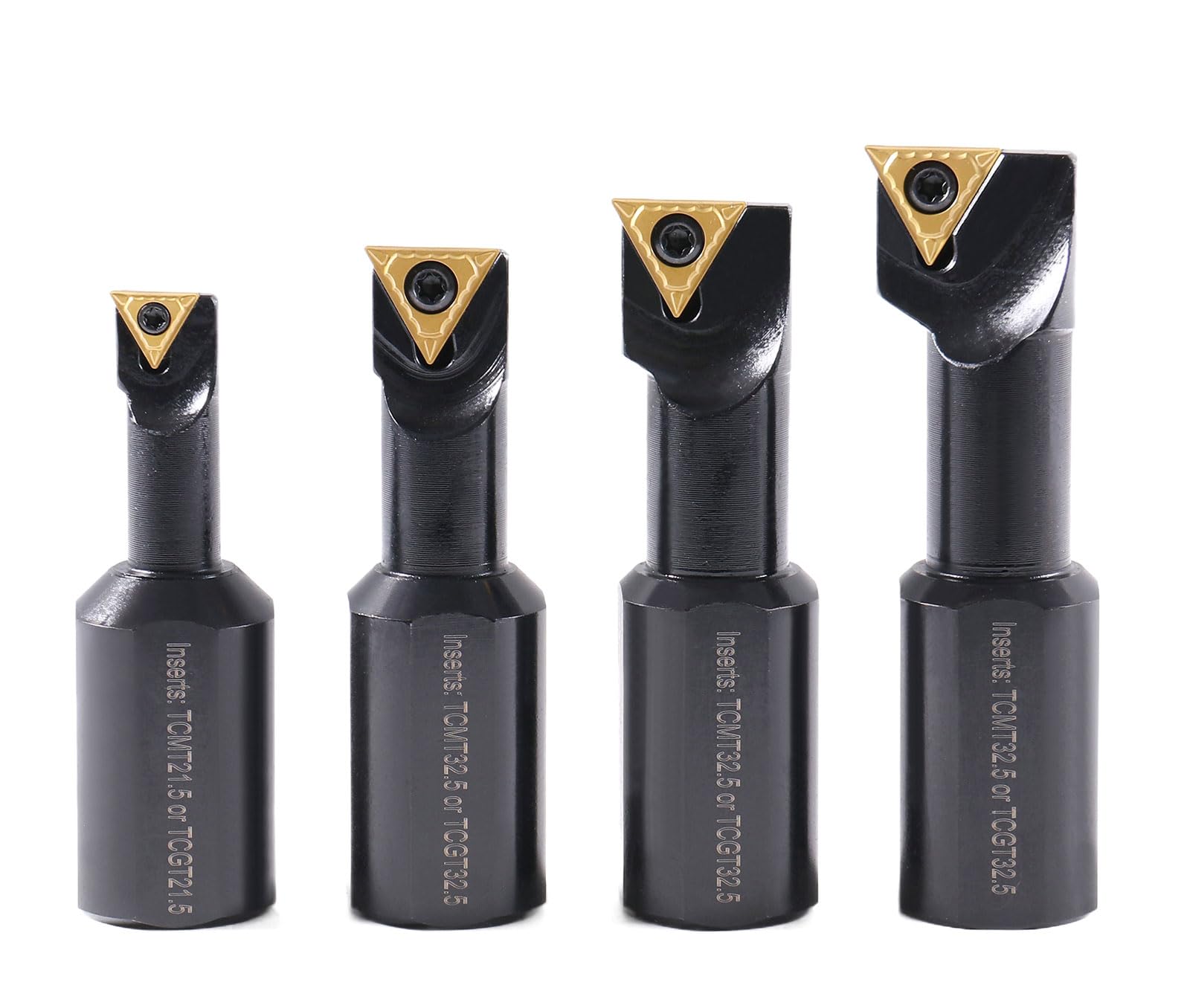Accusize Indexable Stubby Boring Bar Set - Carbide Inserts -4