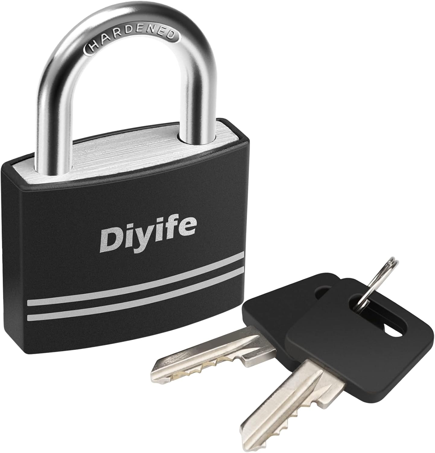 Padlock with Keys, [2 Keys] Diyife 40mm Small Aluminum Key Padlocks, AntiRust Waterproof