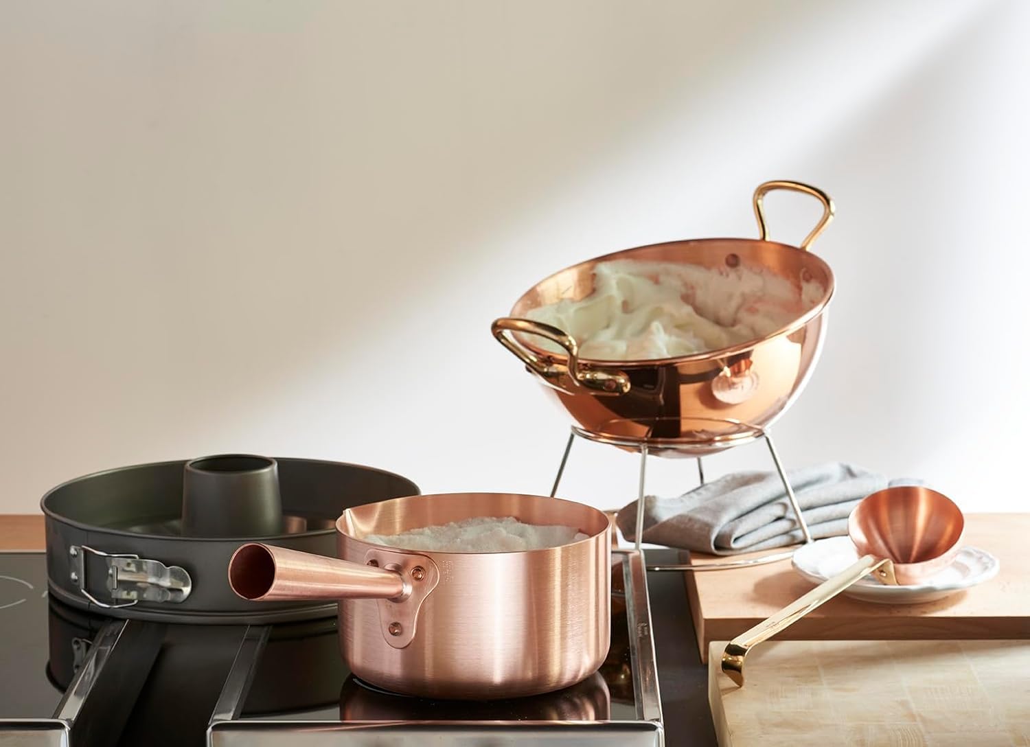 Amazon.com: Mauviel M'Passion Copper Egg White Beating Bowl With