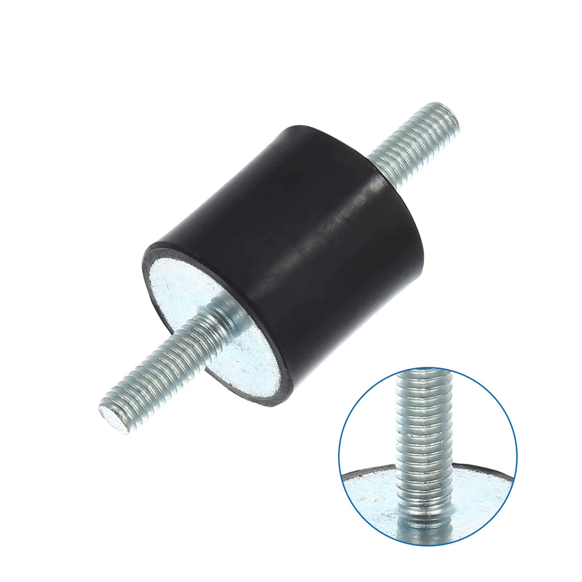 Ej.Life 4 stücke M6 Anti-Vibration Gummi Isolator Halterungen mit 2 Gewindebolzen Stoßdämpfer Doppelenden Schraube Vibrationsdämpfung Halterungen Silent Block Dämpfer Auto Bootspulen(VV2010 M618) A Ej.Life 4 stücke M6 Anti-Vibration Gummi Isolator Halterungen mit 2 Gewindebolzen Stoßdämpfer Doppelenden Schraube Vibrationsdämpfung Halterungen Silent Block Dämpfer Auto Bootspulen(VV2010 M618) A