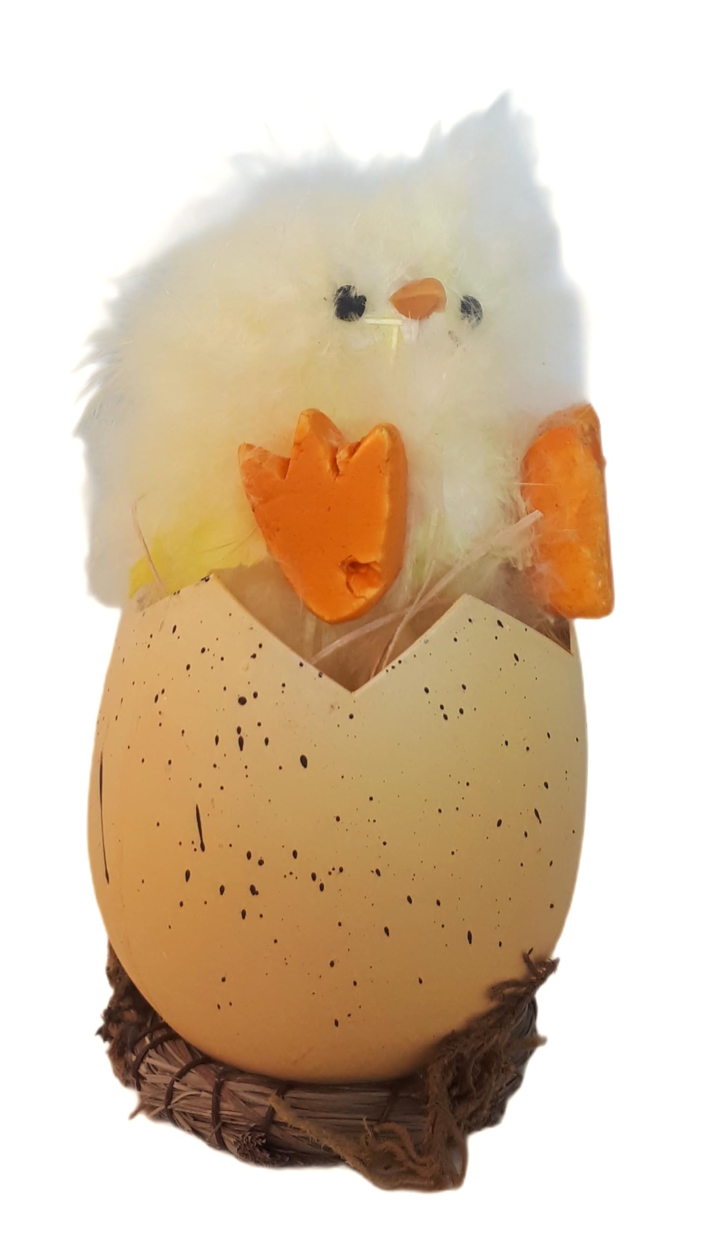 Comarco Sa Chick with Egg, Yellow, 7 x 12 cm