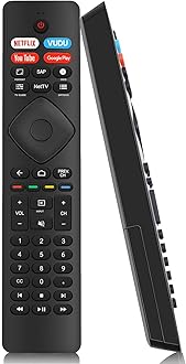 Remote Control Replacement fit for All Philips Android 4K Smart TV LED LCD HDTV 3D UHD TV, 43PFL5766/ F7 50PFL5704/ F7 55PFL5604