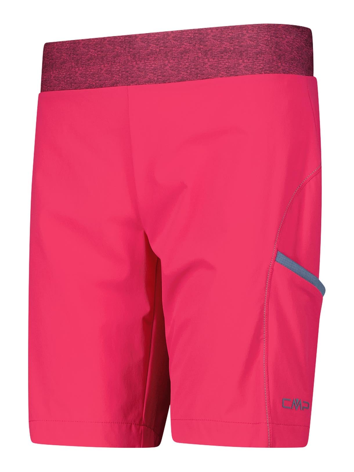 CMP Bermuda da trekking da donna con funzione Dry-Function, leggero, elastico e ad asciugatura rapida, con funzione Dry-Function. Vita comoda e tasche laterali, ideale per esterni.