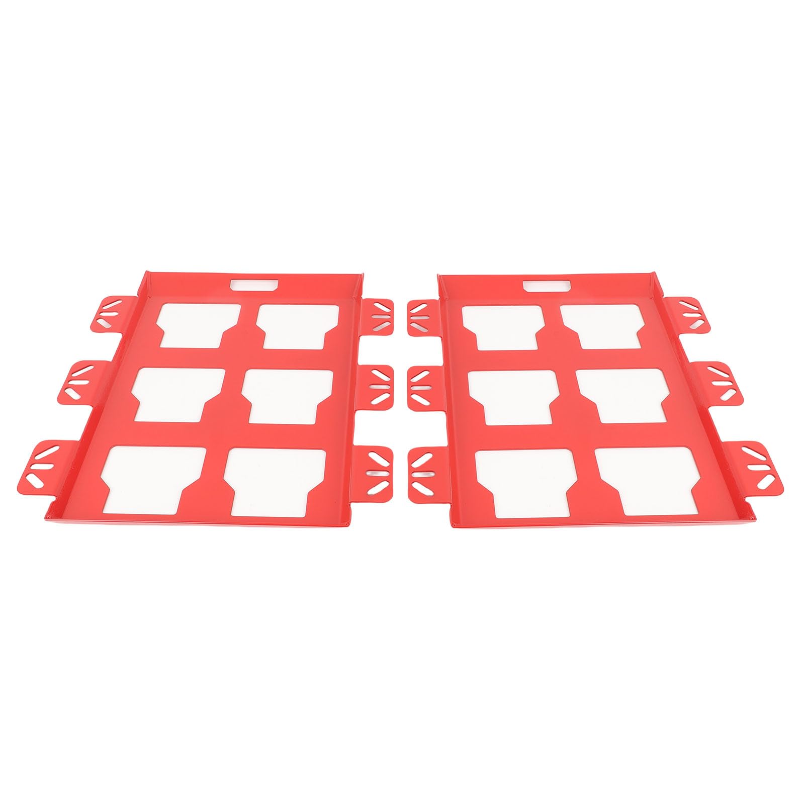 Hyuduo Placa de Montaje de Caja de Almacenamiento de Herramientas, Acero Inoxidable, Diseño de Bloqueo Seguro, Ideal para Vehículos y Organización de Herramientas de Garaje