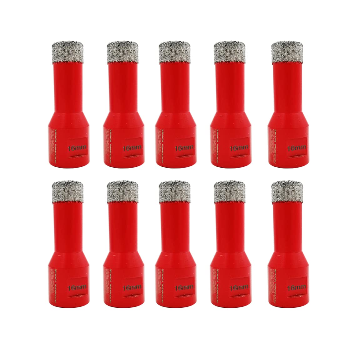 SHDIATOOL Diamond Core Drill Bit,Hole Saw Diameter 16mm Vacuum Brazed for Concrete Granite Marble Porcelain Tile Masonry Brick,10PCS โ image 1
