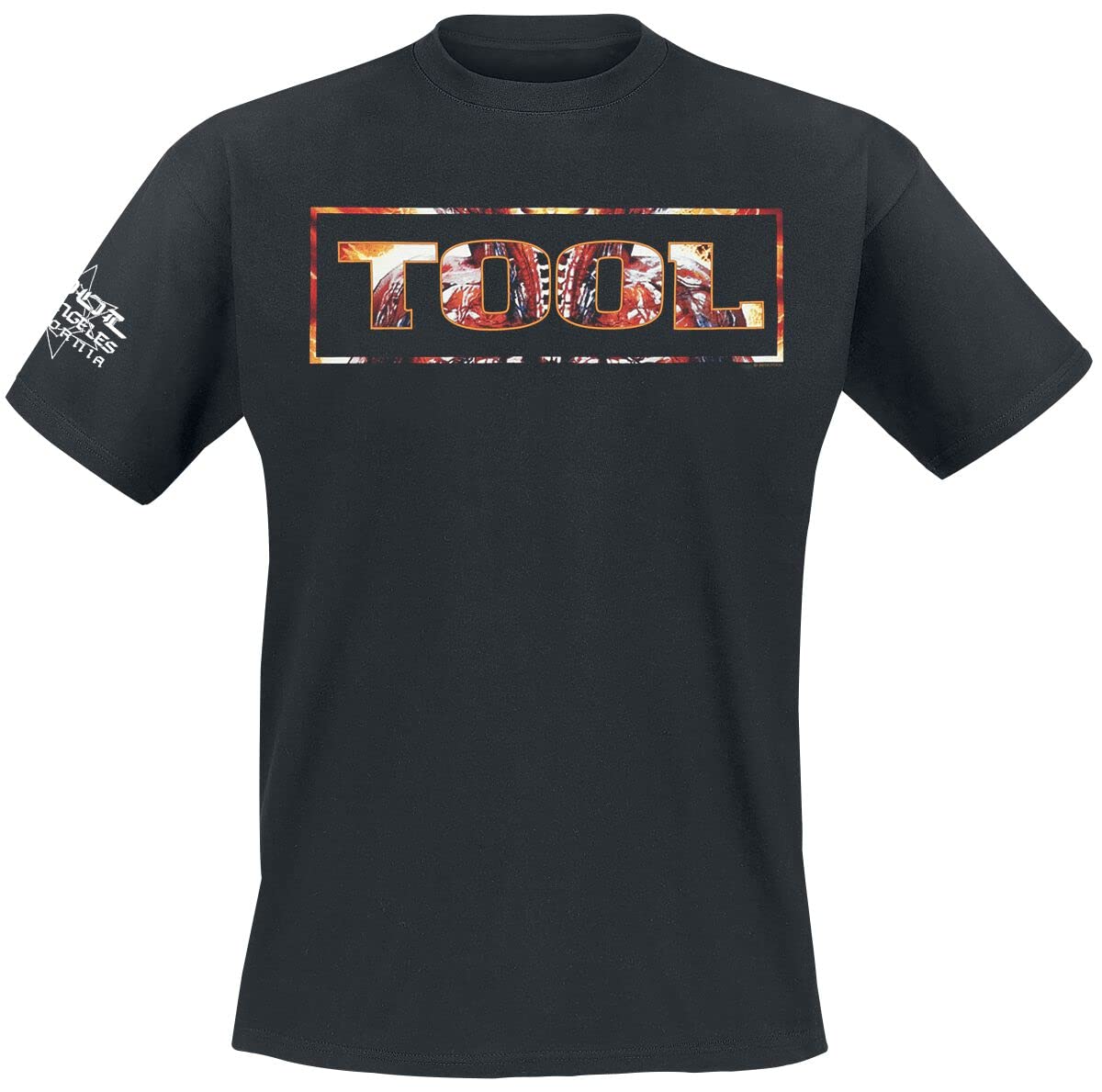 Tool Parabola Logo Men T-Shirt Black L, 100% Cotton, Regular