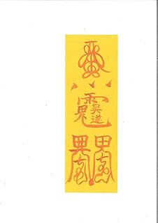 Traditional Chinese Feng Shui Talisman Set, 4 Colors Fortune Charms, Wealth and Prosperity Symbols for Home Decor (3 Sheet of exorcism)