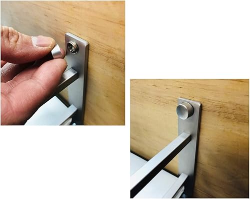 Miniatura 4 de Ace Select - Estante de aluminio montado en la pared, estante flotante AV, caja de TV, estantes de componentes para enrutador, consolas de juegos,