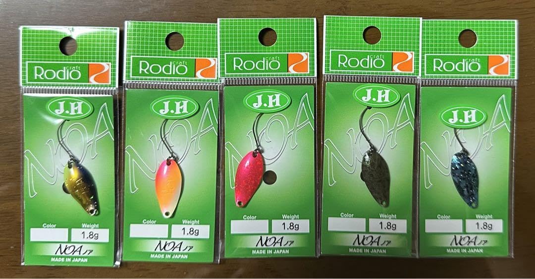 【限定オリカラ】　ロデオクラフト ノア1.5g 16枚セット　城峰　みどぴーの Amazon.co.jp: ロデオクラフト ノア オリカラ 城峰 1.8g 5個セット