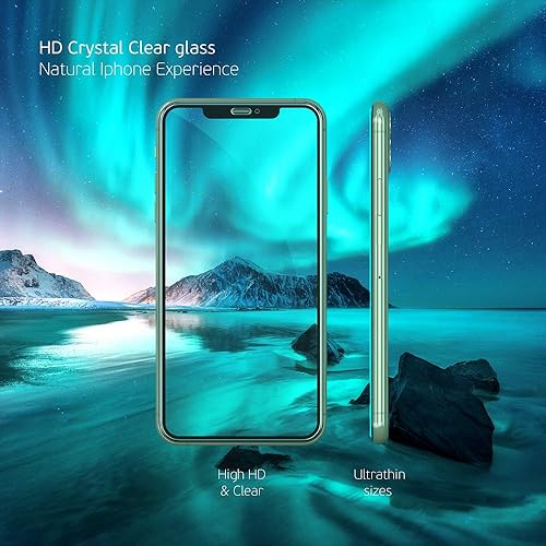 Miniatura 5 de Deppa Paquete de 2 protectores de pantalla premium para iPhone 11 Pro de vidrio templado | Dureza 9H | Resistente a los arañazos | Antihuellas | Sin