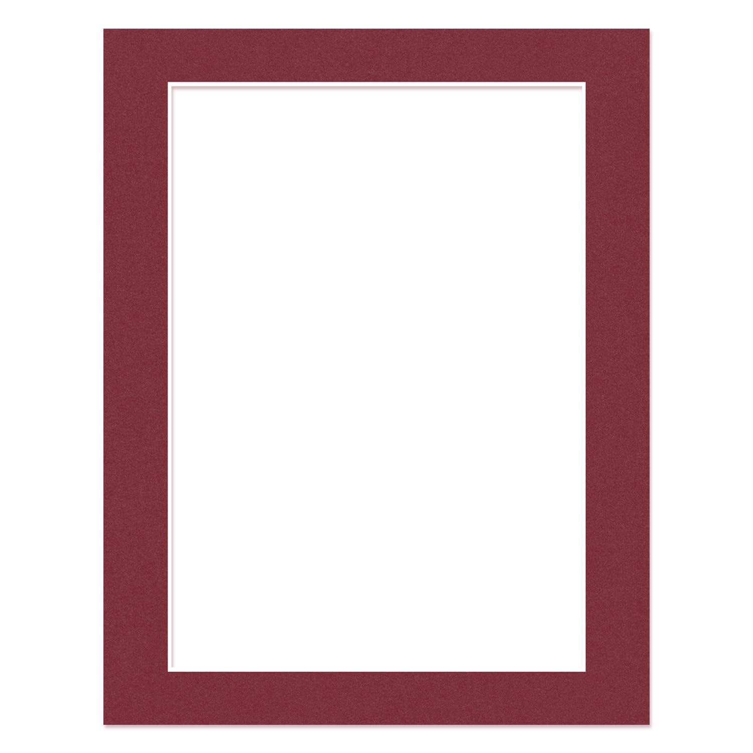 Alison Kingsgate 14x11" Burgundy Picture Mount for A4 Aperture — image 1