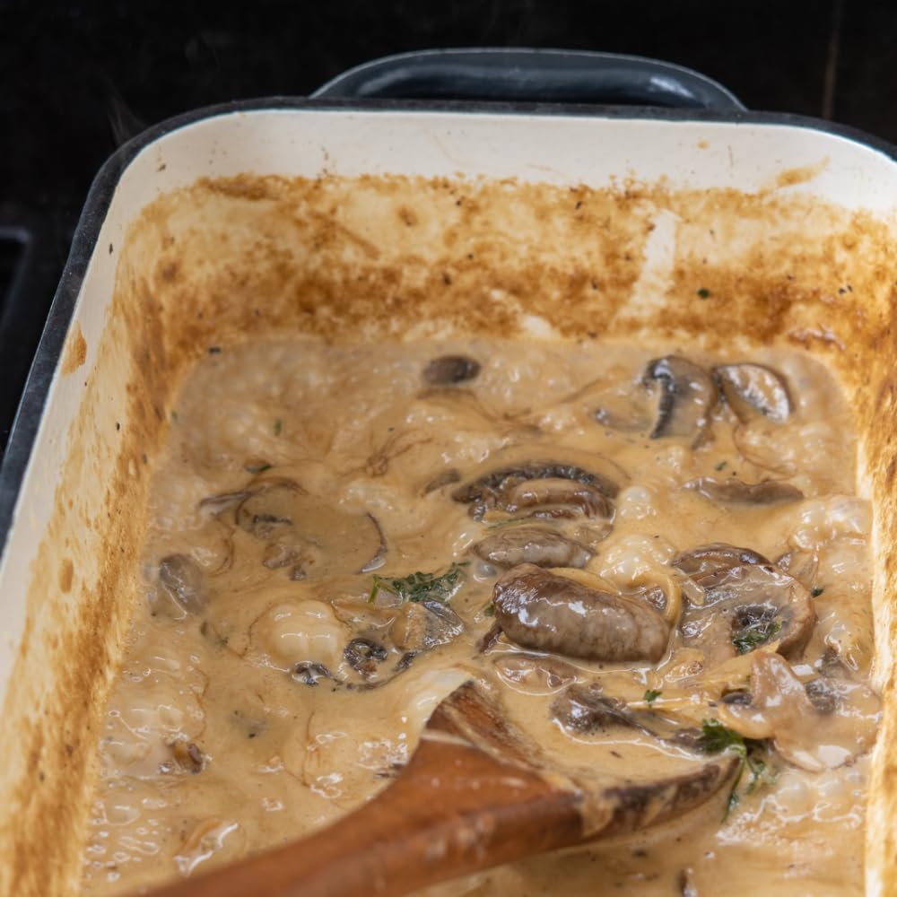 Mahlzeit Emaliowane żeliwne naczynie do pieczenia z pokrywką, 4,8 l, jagoda, nadaje się do piekarnika, nadaje się do indukcji, duże | naczynie do zapiekania | Cocotte | garnek do pieczenia dla