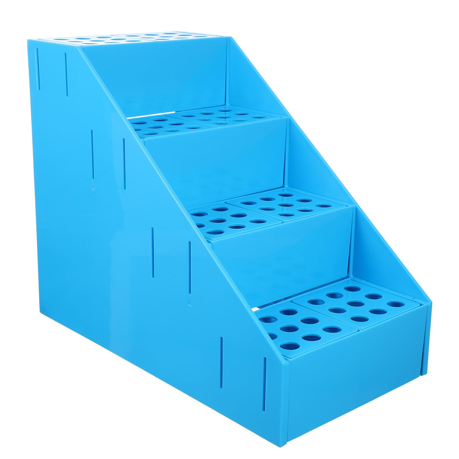 TOPPERFUN Gradilla para Tubos de Ensayo de 72 Orificios de Laboratorio