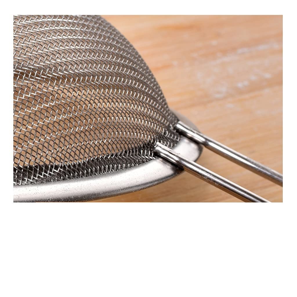 Schiumarola da Cucina Colino for pasta Colino a rete multifunzionale, Colino for zuppa in acciaio inossidabile a maglia fine Filtri for cucchiaio skimmer con comodi manici antiscivolo Utensili da cuci