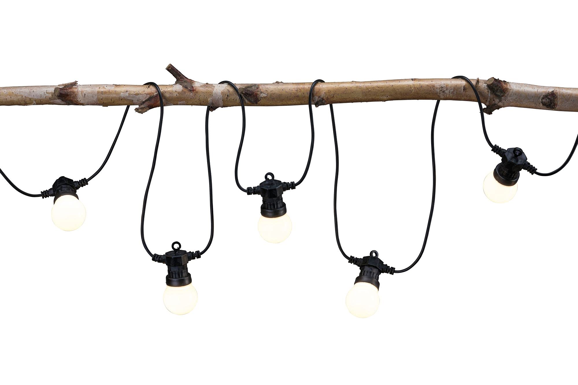 Paulmann 94165 Outdoor Plug & Shine łańcuch świetlny IP 3000K 7x5lm 24V 94165 taśma świetlna oprawa zewnętrzna ośw. dekoracyjne ośw. tarasu