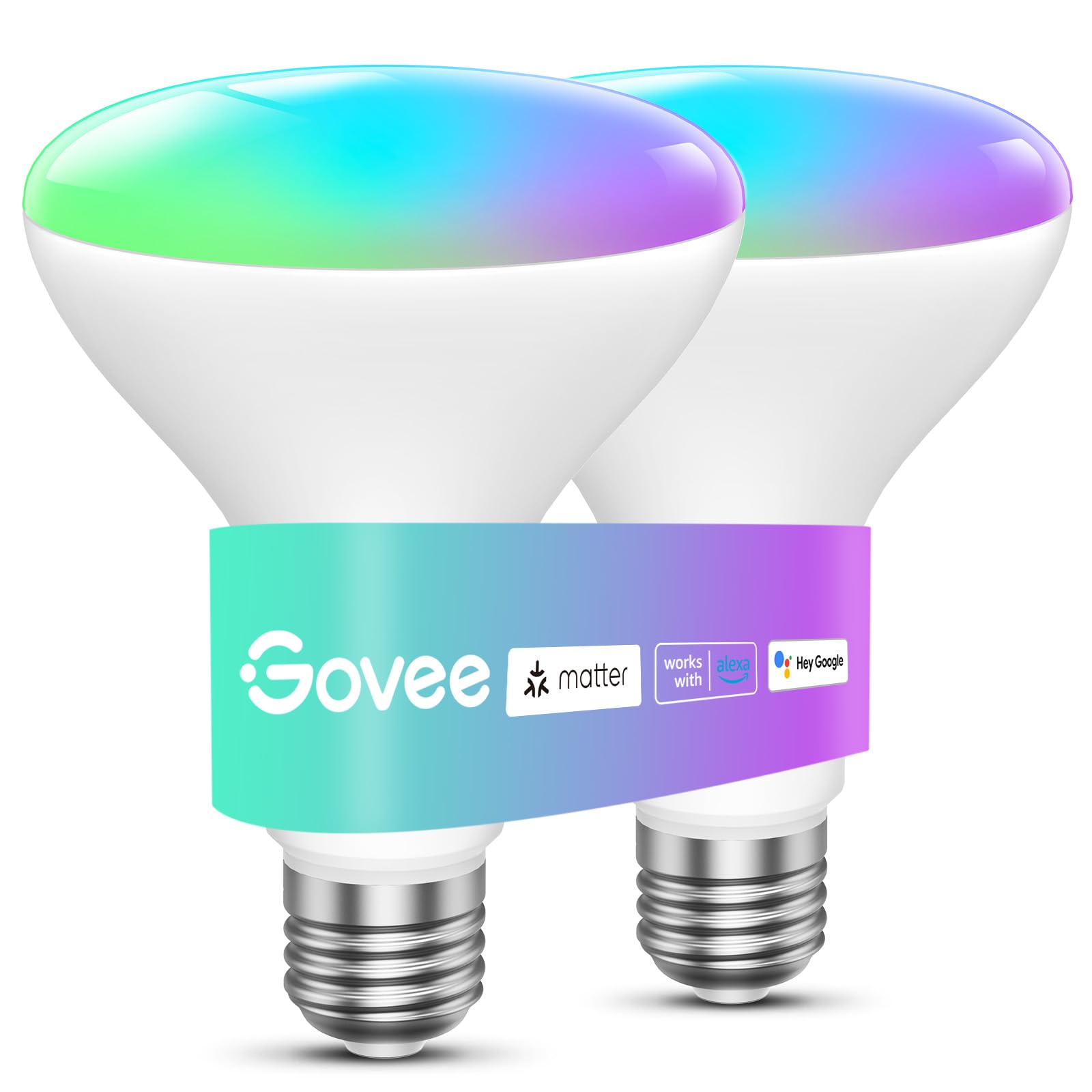 Govee BR30 2‑Pack 1200LM