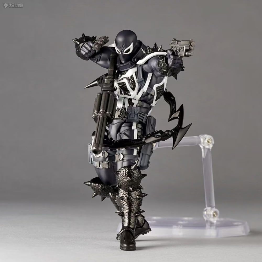 Eamilyfor Agent Venom Anime Action Figure Model Toy Doll Ornaments Can Be Collected Surprise Gifts