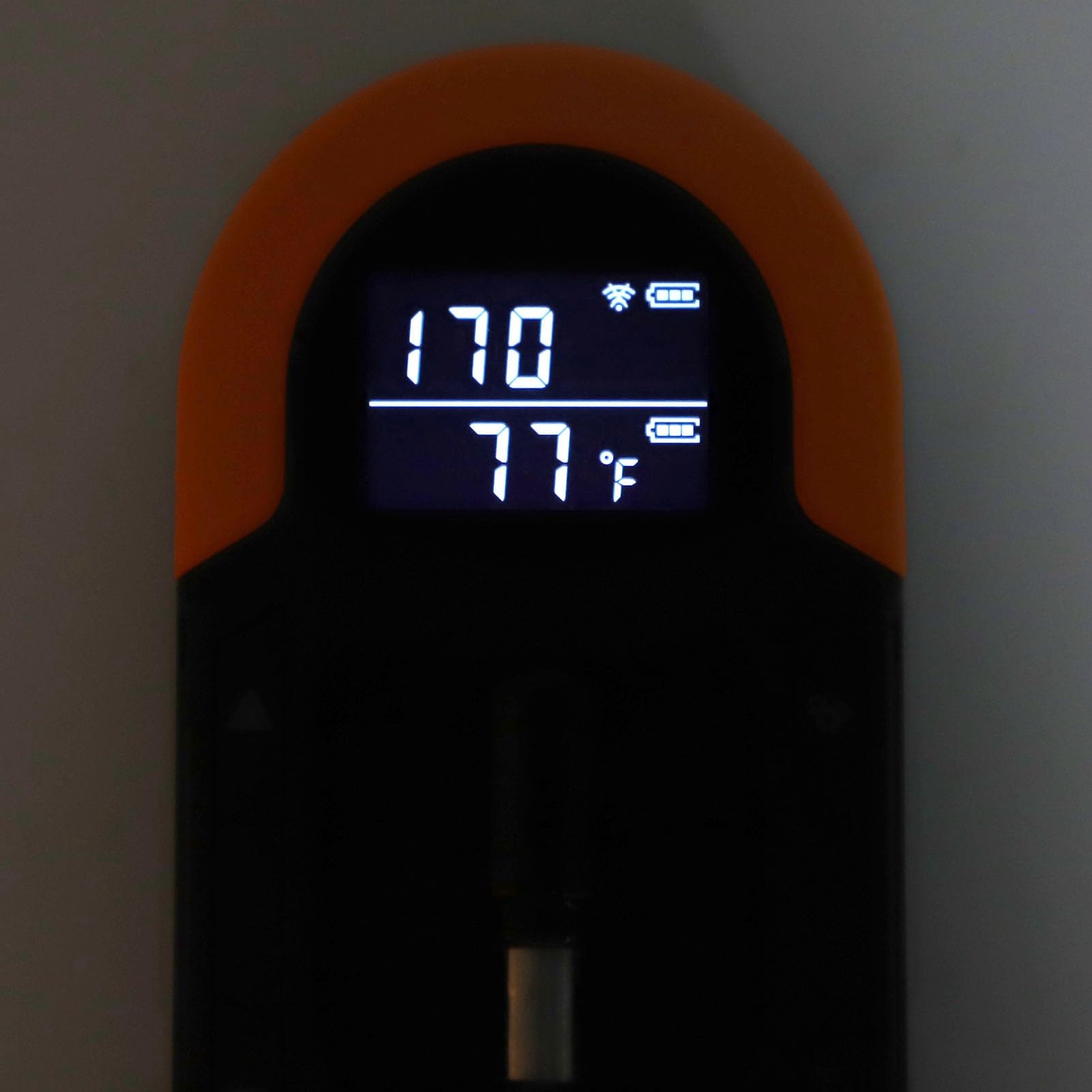 TOPINCN Termómetro Digital Inalámbrico para Carne, Temporizador de Alarma Inteligente IP66 con Sonda de Acero Inoxidable, Lectura LCD para Asar, Barbacoa, Parrilla, Cocinar en Horno