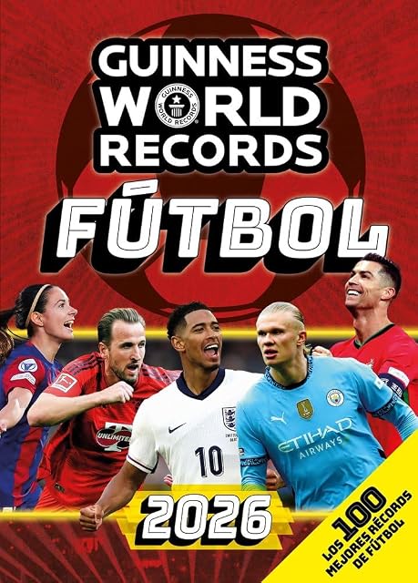 Portada de Guinness World Records 2026. Fútbol