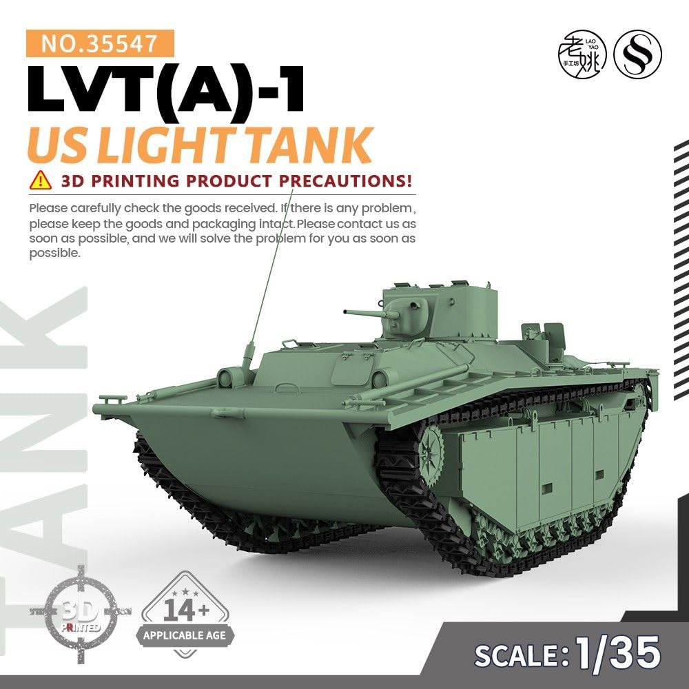 MRY-SFW SS35547 Maquette militaire 1/35 US LVT(A)-1 Alligator Amphibie Tank
