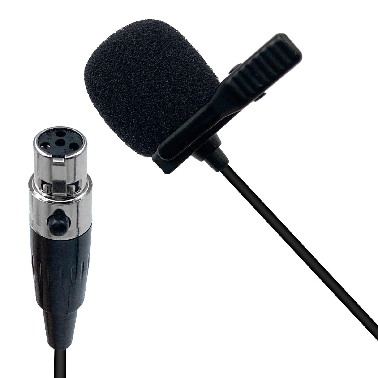 MICMXMO Tie Microphone Compatible with Shure GLXD1, PGX1, SC1, SLX Wireless Transmitter