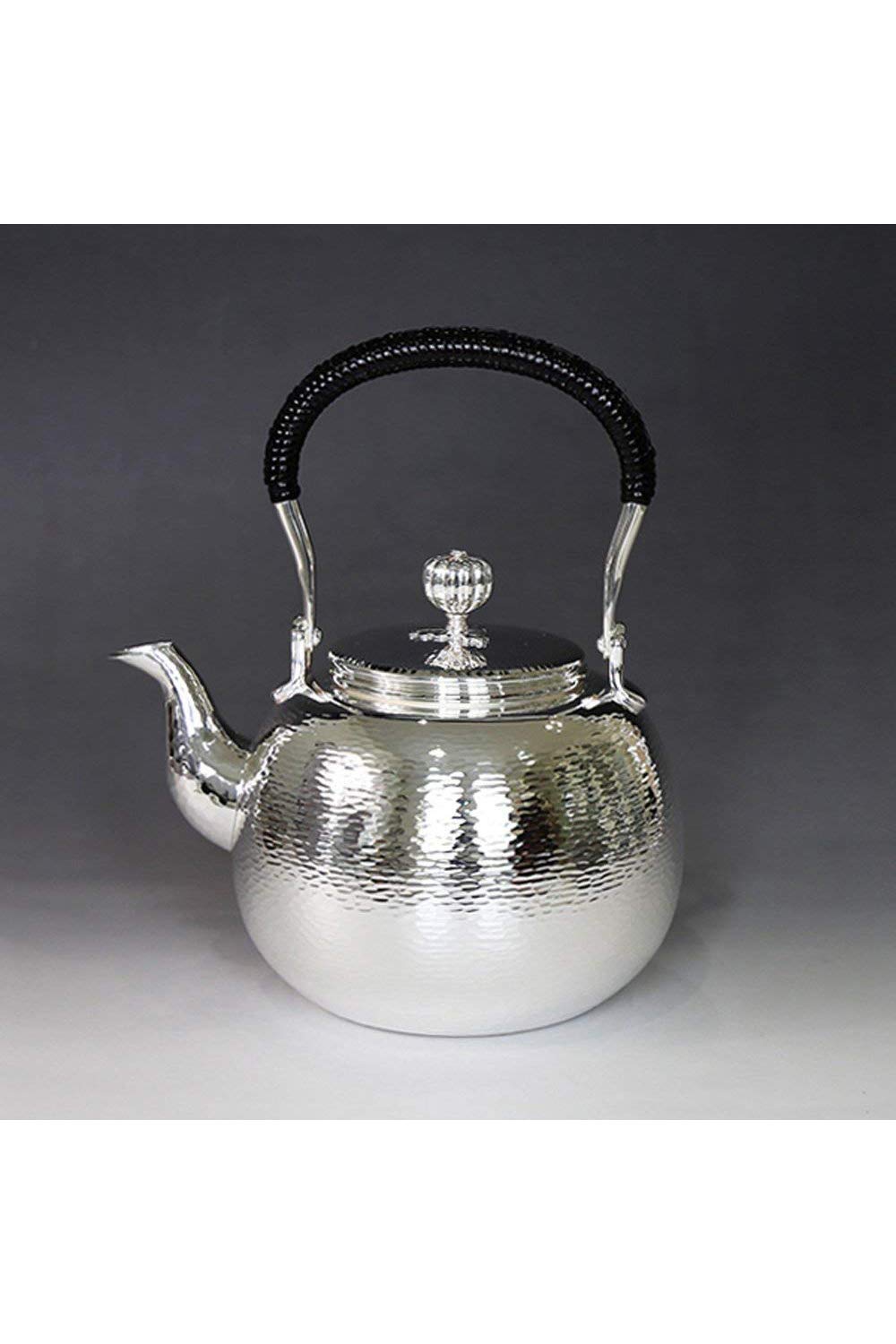 Amazon｜日本製 一守堂 日本製・証明書付き 純銀・湯沸し(四合入