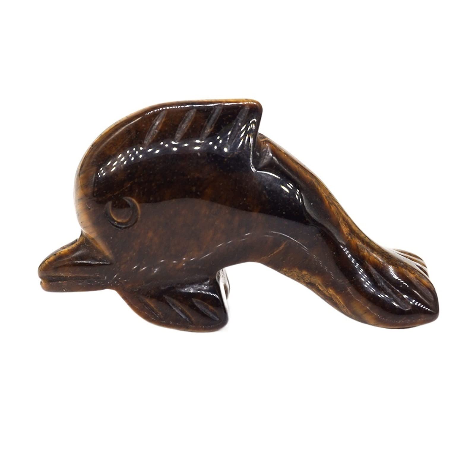 ユナカイトのイルカの置物パワーストーン置物