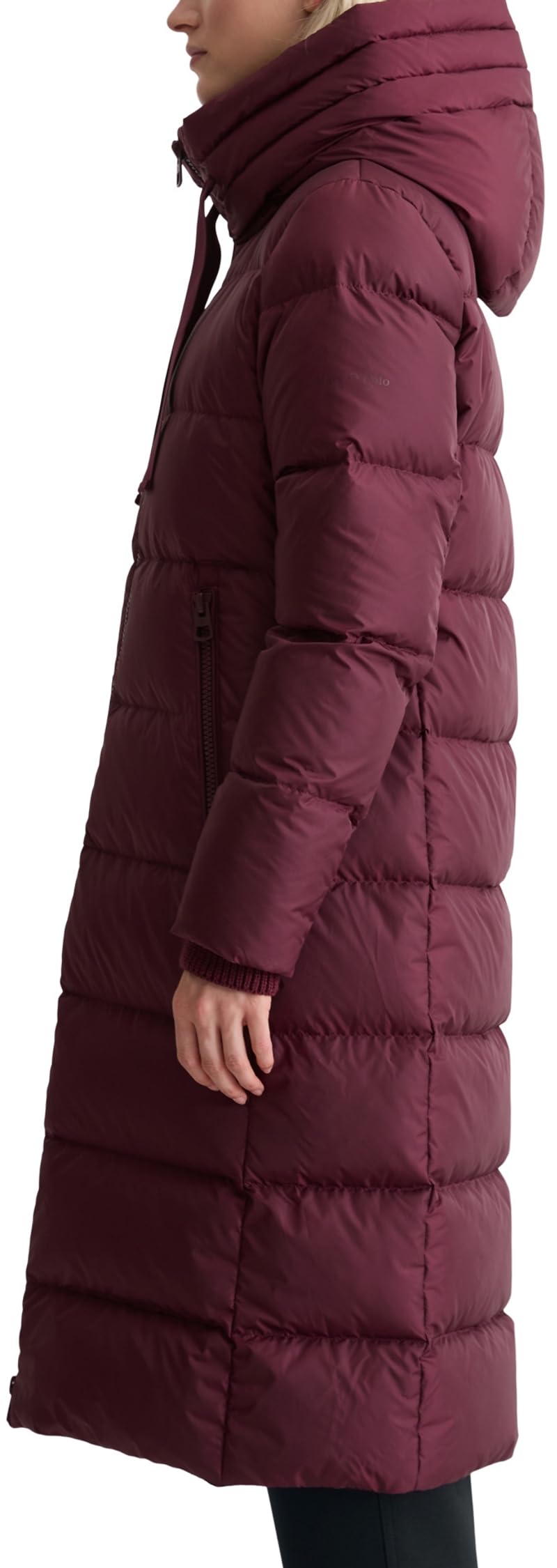 Marc OߴPolo Damen Daunenmantel mit XL-Kordeln Shaped Fit, Rot (Aubergine Red), 32 – Ansicht 2
