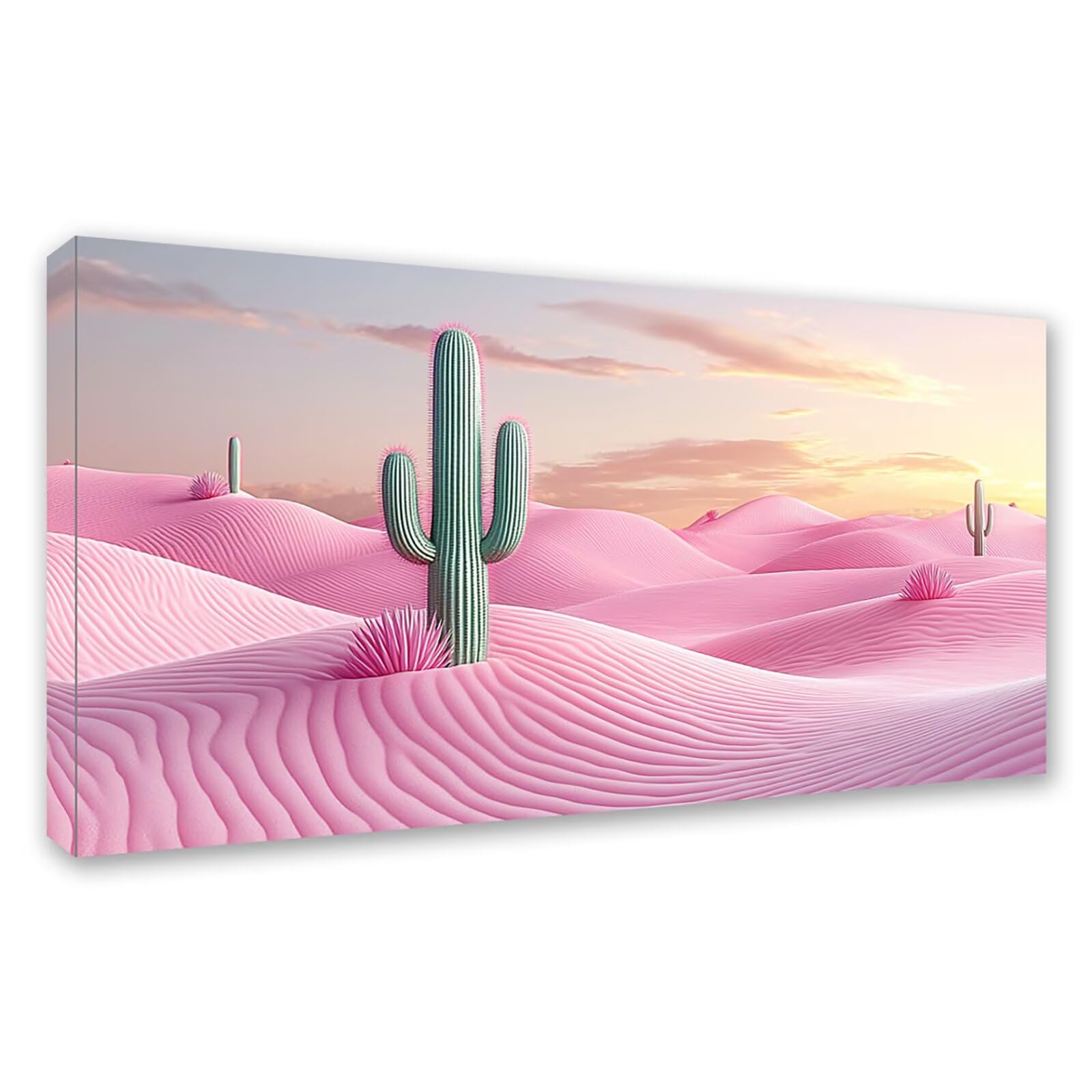 Diamond Painting Erwachsene Groß XXL 120x60cm, Landschaft Diamant Painting Bilder, 5D Kaktus Diamond Art Eckige Steine, DIY Crystal Stickerei Kreuzstich Bastelset für Deko Wohnzimmer Geschenke 0J-951