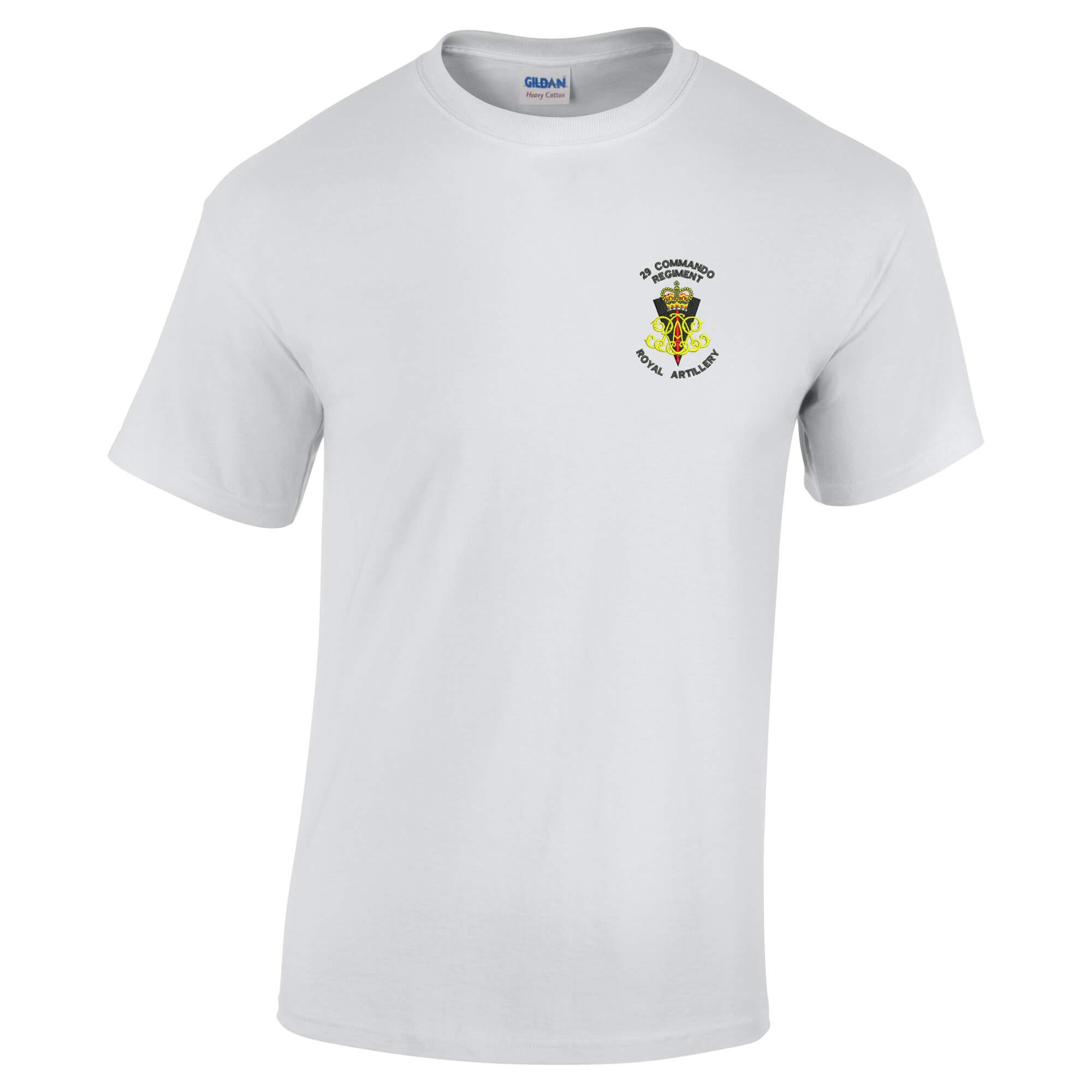 Pineapple Joe's Men's Ash 29 Commando Regit Embroidered T-Shirt - Medium