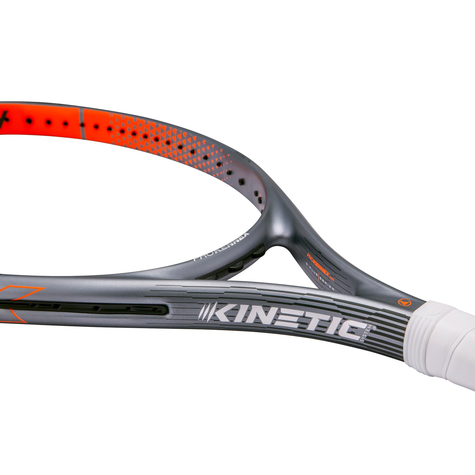 Pro Kennex Q+30 265g racchetta da tennis in Grafite Spiral Tech Carbon e tecnologia anti vibrazione Quadfocus Kinetic System. Long body da 27.5". Schema corde 16x19 per potenza e precisione.