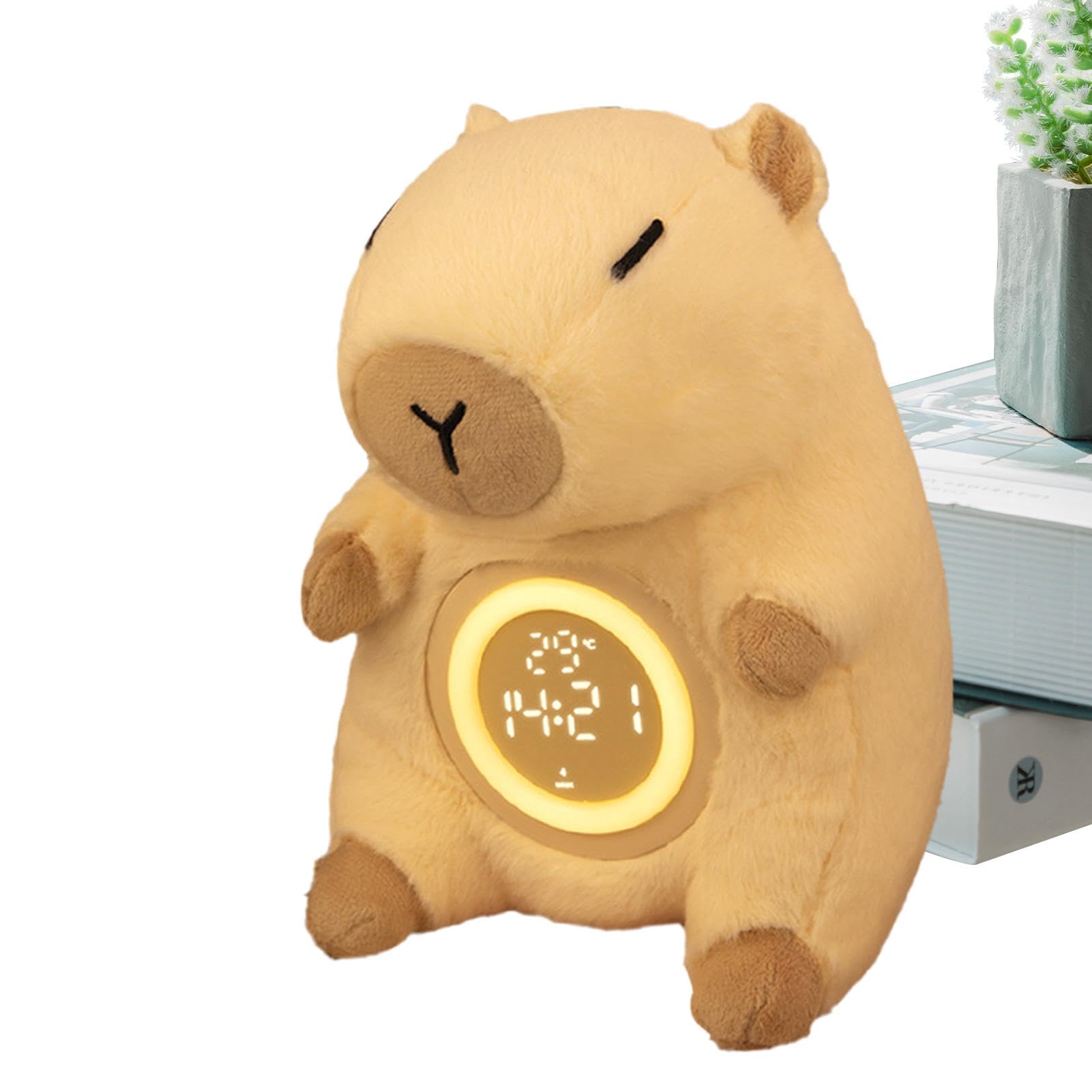 Capybara Réveil veilleuse à intensité variable avec température