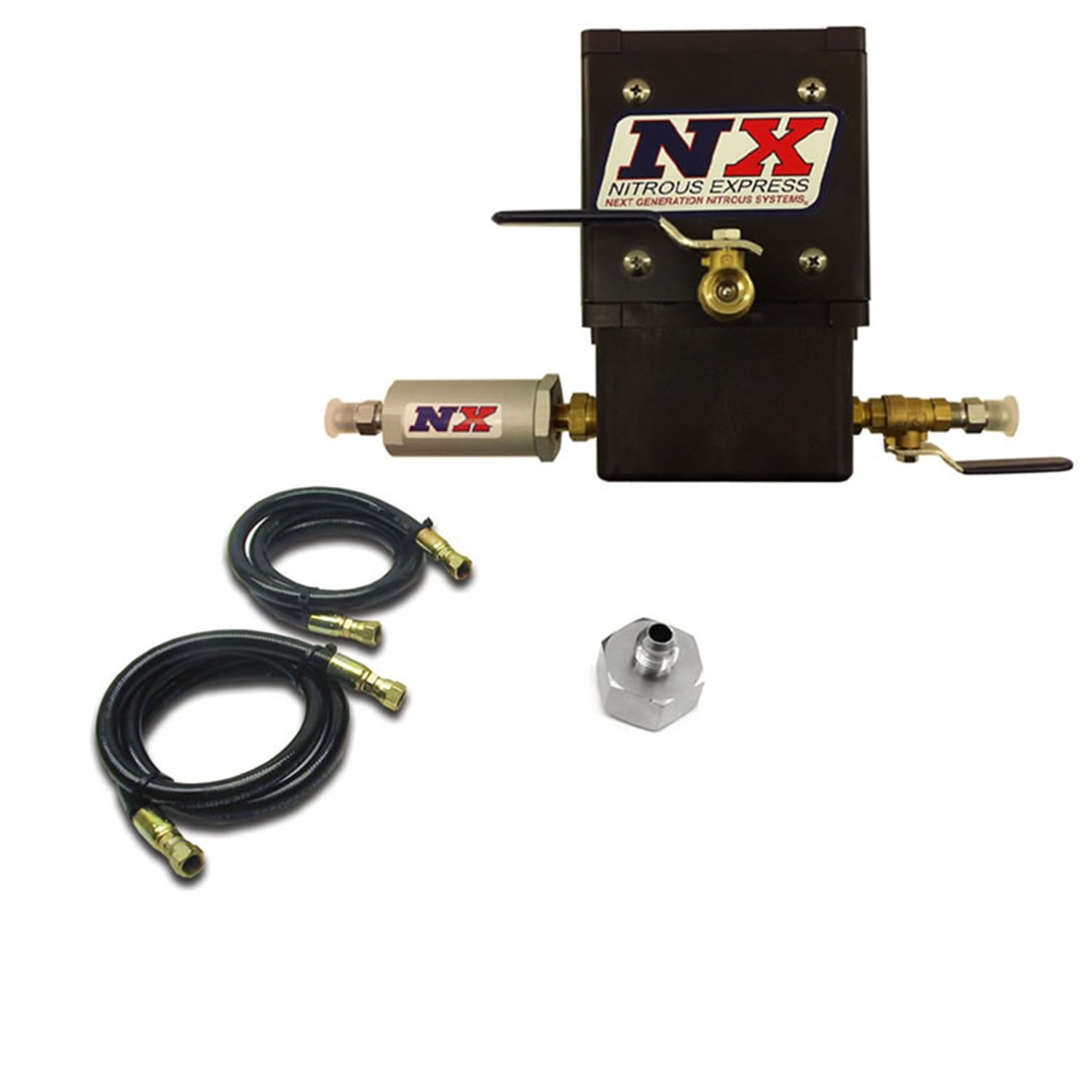 Nitrous Express 15905 Run Dry Technology Refill Pump Station Including Lines and Pump