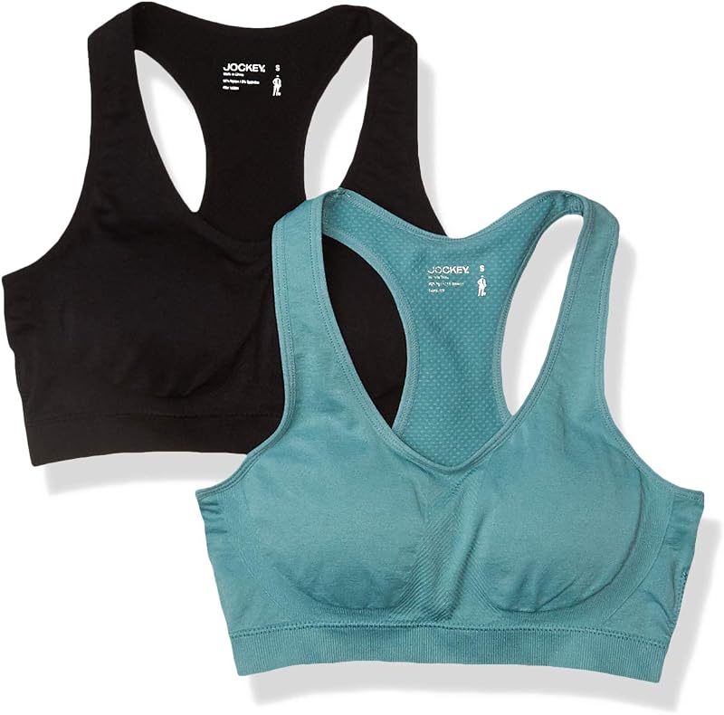 Jockey Women's 2 Pack Removable Cup Seamless Bra