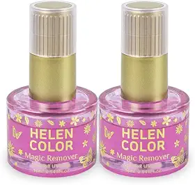 Kit 2 Removedor de Esmalte Magic Remover 16ml Helen Color