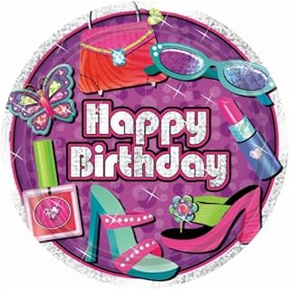 Glitzy Girl Prismatic Dessert Plates, 8ct