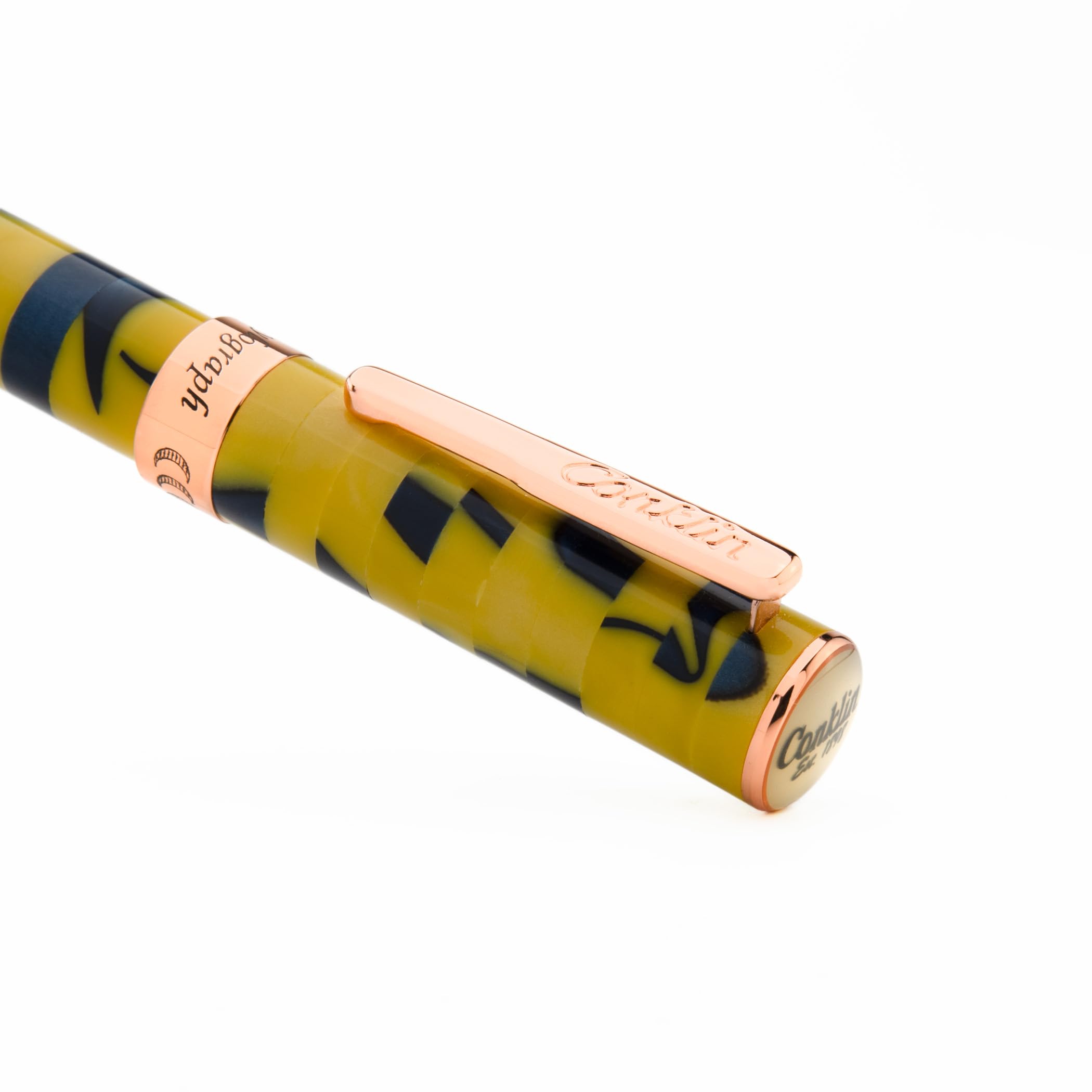 Conklin Stylograph Mosaic Pluma estilográfica Amarillo/Azul- F