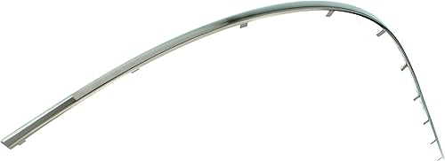 Evan-Fischer - Molduras de parachoques trasero compatible con tira de impacto exterior Mercedes Benz E350 2010-2013 (Conv 11-13)Coupé lado del