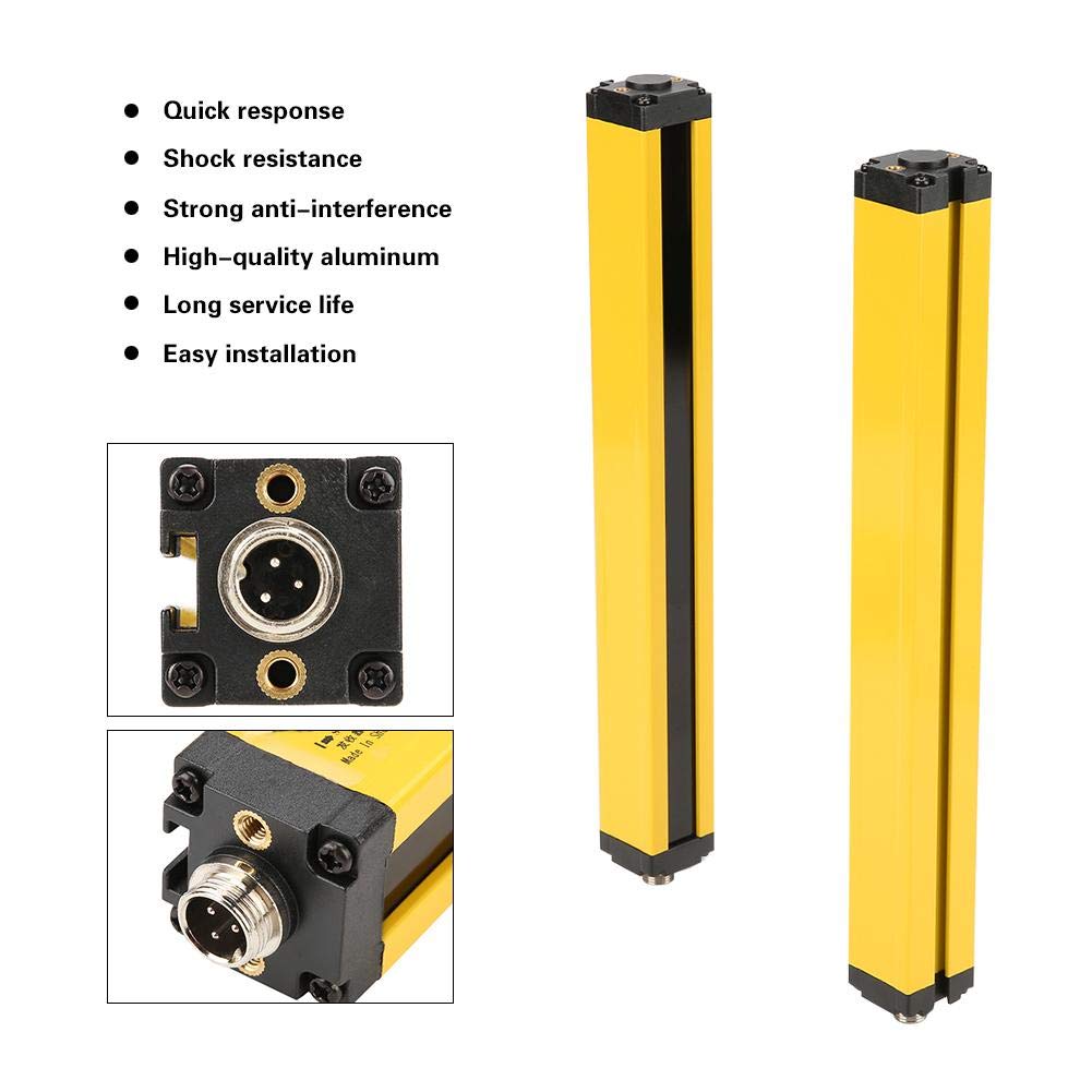 Cortina de luz de seguridad, Protección industrial confiable Sensor seguridad 24VDC for maquinaria fábricas, talleres y líneas producción