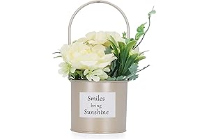 Hanging Faux Flower Basket: A Touch of Nature for Your Abode